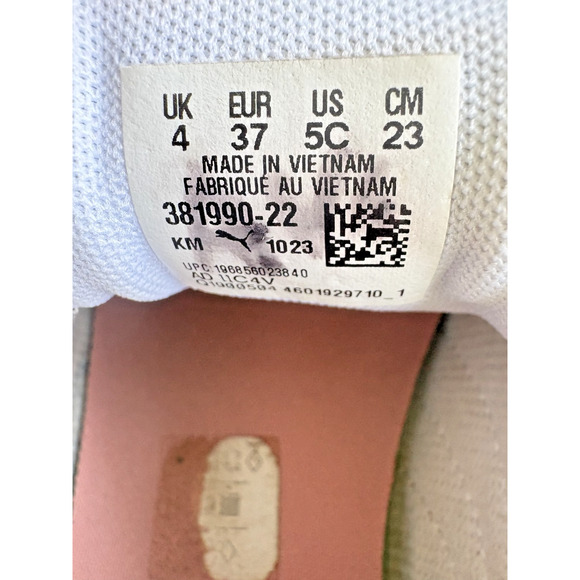 Big Kid's 5C Puma Jada jr White/Rose quartz (381990 22) - Picture 3 of 8